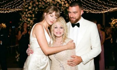 Taylor Swift and Husband Travis Kelce Share an Unseen Photo From Their July 3 MSG Wedding, Posing Glamorously With Dolly Parton, to Celebrate Dolly Parton Day Ahead of Swift’s Nashville Performance of “9 to 5,” Following the Release of The Life of a Showgirl: The Encore