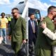 Taylor Swift Breaks Airport Protocol and Runs to Welcome and Hug Husband Travis Kelce as He Arrives in Florida With His Chiefs Teammates Ahead of the Chiefs vs. Dolphins Game in New Photos