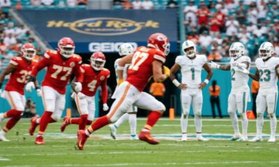 Travis Kelce Spotted Running Off the Field After the Chiefs’ Spectacular Win Over the Dolphins, Leaving Teammates Chasing After Him in Concern as Taylor Swift Sends Her Private Jet to Pick Up Her Husband for the 2026 MTV VMAs in Los Angeles