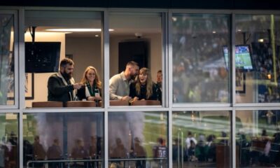 Taylor Swift, Travis Kelce, Jason Kelce and Kylie Kelce Turn Heads as the NFL’s Power Family Attends Monday Night Football’s Eagles vs. Bears Game at Soldier Field in Chicago to Support Jason’s Former Team Following Taylor Swift’s Inaugural 2026 MTV VMA Artist Director Honor