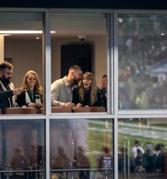 Taylor Swift, Travis Kelce, Jason Kelce and Kylie Kelce Turn Heads as the NFL’s Power Family Attends Monday Night Football’s Eagles vs. Bears Game at Soldier Field in Chicago to Support Jason’s Former Team Following Taylor Swift’s Inaugural 2026 MTV VMA Artist Director Honor