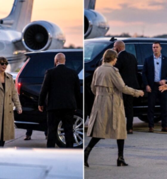 Travis Kelce Spotted Running to Hug Wife Taylor Swift at Kansas City Airport After She Arrives by Private Jet Following Her 3-Win Night at the 2026 VMAs in New Photos