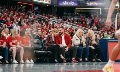 Taylor Swift and Husband Travis Kelce, Alongside Moms Donna Kelce and Andrea Swift, Turn Heads During a Sweet Family Date Night at the WNBA Playoffs as They Cheer for Caitlin Clark in the Fever vs. Aces Game