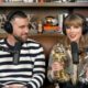 Taylor Swift Steals the Spotlight and Flaunts Her 3 Historic VMA Trophies in a Shocking Special Guest Appearance with Husband Travis and Jason Kelce on New Heights