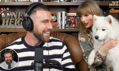 Taylor Swift and Dog Wendy Adorably Crash Husband Travis Kelce and Jason Kelce’s New Heights Podcast in a Special Episode, Sharing Silly Moments as Taylor Calls Travis “My Husband, Mr. Cleveland...”