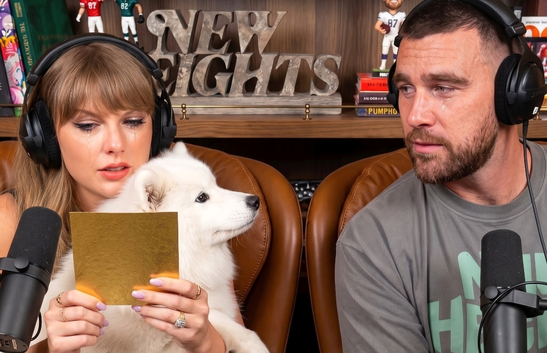 Emotional Taylor Swift Chokes Back Tears on The Lastest Episode of New Heights as She Recites the Deeply Personal, Self-Written Wedding Vows She Shared With Travis Kelce at Their Magical MSG Wedding... See the Full Never-Before-Seen Clip
