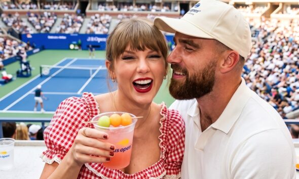 Newlyweds Taylor Swift and Travis Kelce Spotted Cheering on Coco Gauff from Their Private Luxury Suite During Her Massive 2026 US Open Victory at Arthur Ashe Stadium, with Taylor Doing Her Famous Mid-Match "Honey Deuce" Dance and Sing-Along to Celebrate the Big Win... See All the Never-Before-Seen Sweet Photos