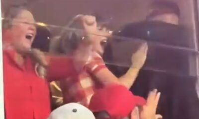 See All the Moments Taylor Swift Celebrated the Chiefs and Her Husband Travis Kelce’s Scores, But Fans Can’t Stop Replaying the Hilarious Moment She “Beat the Shit Out of” Her Brother-in-Law Jason Kelce After the Chiefs’ Final Win Over the Broncos