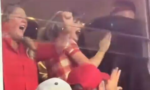 See All the Moments Taylor Swift Celebrated the Chiefs and Her Husband Travis Kelce’s Scores, But Fans Can’t Stop Replaying the Hilarious Moment She “Beat the Shit Out of” Her Brother-in-Law Jason Kelce After the Chiefs’ Final Win Over the Broncos