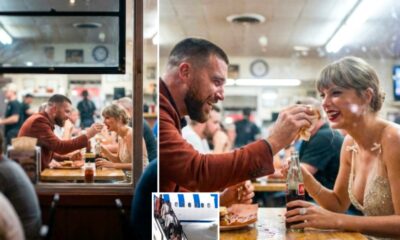 Travis Kelce Breaks NFL Protocol Again and Ditches the Chiefs’ Team Plane to Las Vegas Ahead of the High-Stakes Chiefs vs. Raiders Game, Spotted Celebrating His Three-Month Wedding Anniversary With Wife Taylor Swift at Joe’s Kansas City Bar-B-Que on a Shocking Anniversary Date, Looking Unbothered and Deeply in Love