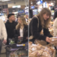 Taylor Swift Steals the Spotlight in a Heartwarming Moment Alongside Husband Travis Kelce, Patrick and Brittany Mahomes at a Kansas City Grocery Store, Sharing Her Homemade Sourdough Bread With Kids in New Photos