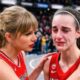 Taylor Swift Steals the Spotlight as She Comforts a Tearful Caitlin Clark After the Fever’s Crushing Playoffs Game 3 Defeat to the Aces, as Indiana Is Eliminated in an Emotional Clip