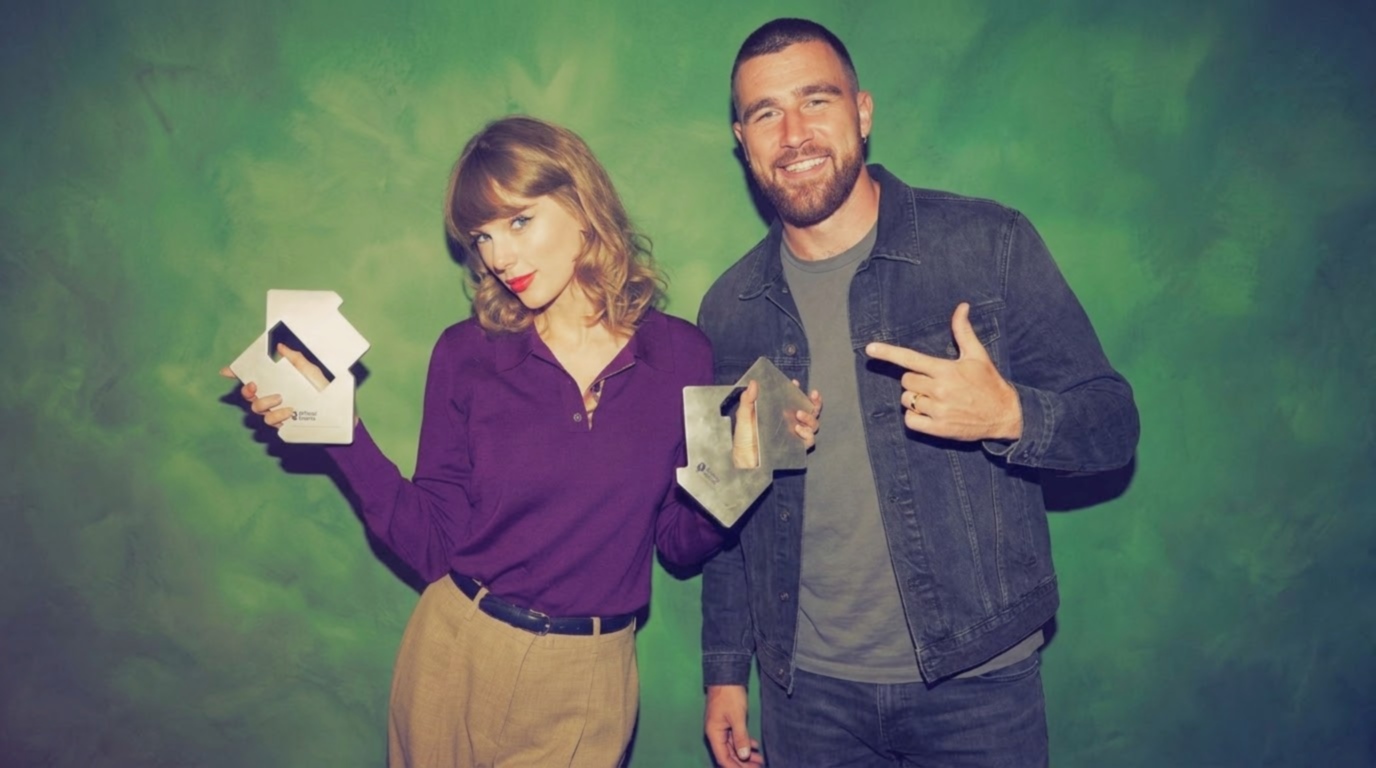 Taylor Swift Steals the Spotlight with Husband Travis Kelce as She Stuns with Her Official Charts Trophies for ‘Patient Zero’ and ‘The Life of a Showgirl’ in New Photos