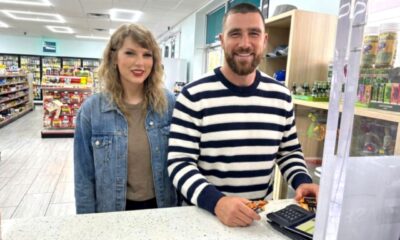 Taylor Swift and Husband Travis Kelce Photographed Buying “Honey Dutches” at a Store in Kansas City in New Photo