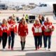 Taylor Swift Arrives in Las Vegas on Her Private Jet Alongside Her Parents Andrea and Scott Swift and Husband Travis Kelce’s Parents Donna and Ed Kelce to Support Travis at the High Stakes Chiefs vs. Raiders Game