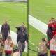Taylor Swift Steals the Spotlight as She Shouts “My Mr. Cleveland” and Runs to Hug Husband Travis Kelce Upon His Arrival at Allegiant Stadium for Chiefs vs. Raiders Game