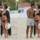 Kris Jenner was seen in a bikini at the beach in Miami sharing a kiss with her new 20 year old boyfriend after breaking up with Corey Gamble…